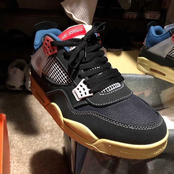 Nike Air Jordan Retro 4 x Union La main image 5